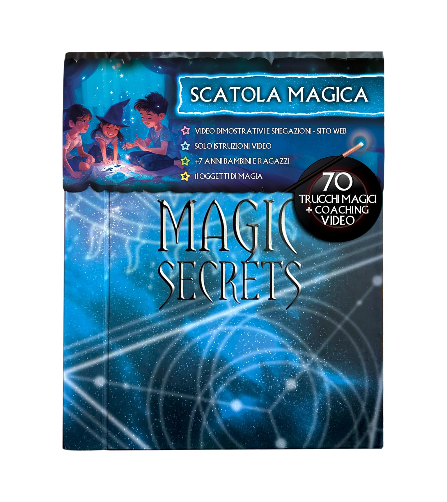 LUGY Magic Secrets - Cofanetto di Magia 70 Trucchi