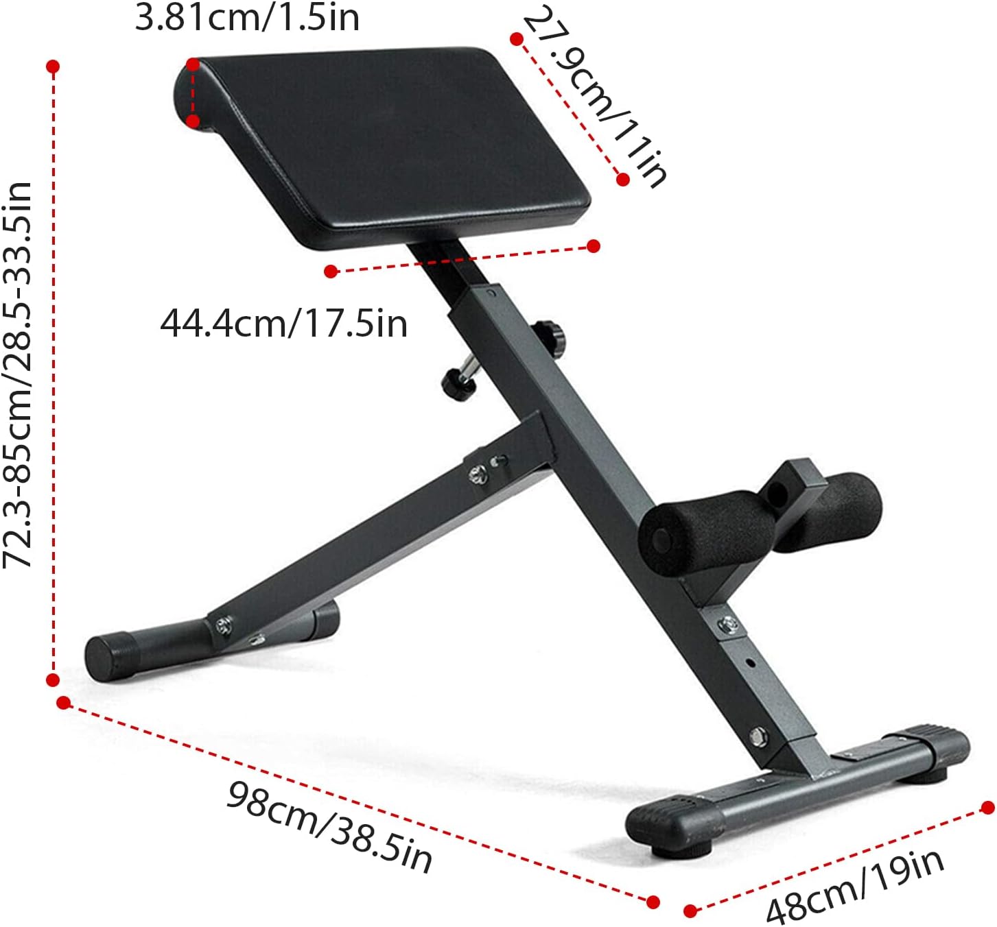 Hyperextension - Sedia Romana Pieghevole Regolabile - immagine 2