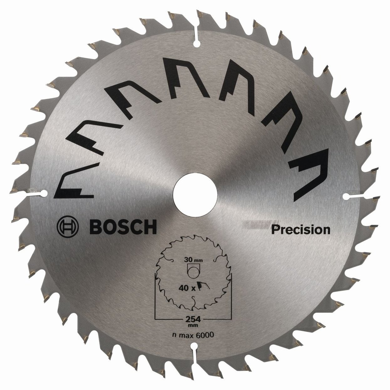 Bosch Lama per Sega Circolare Precision 254mm 40 Denti