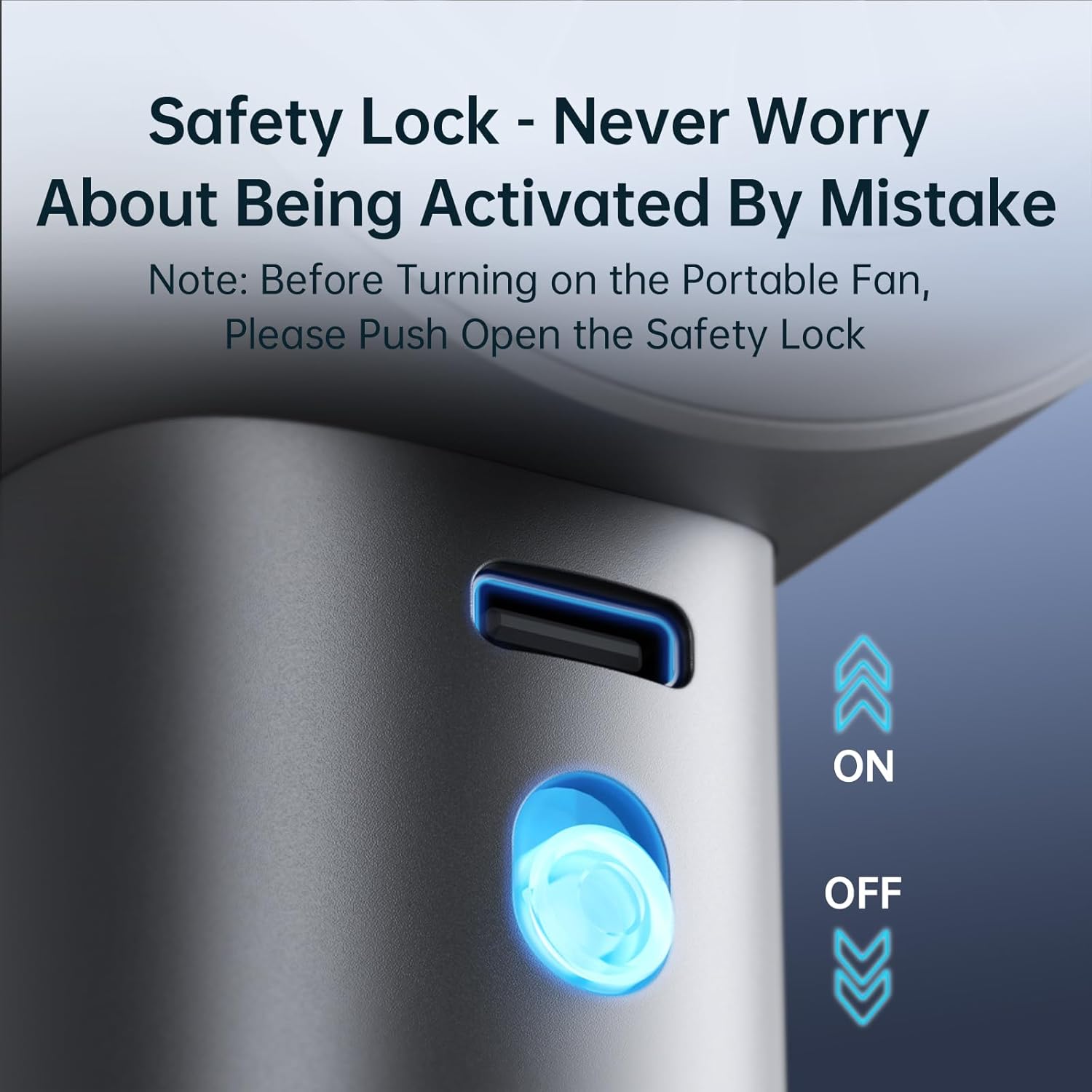 Jisulife Ventilatore Portatile a Mano 5000mAh, Grigio - immagine 8