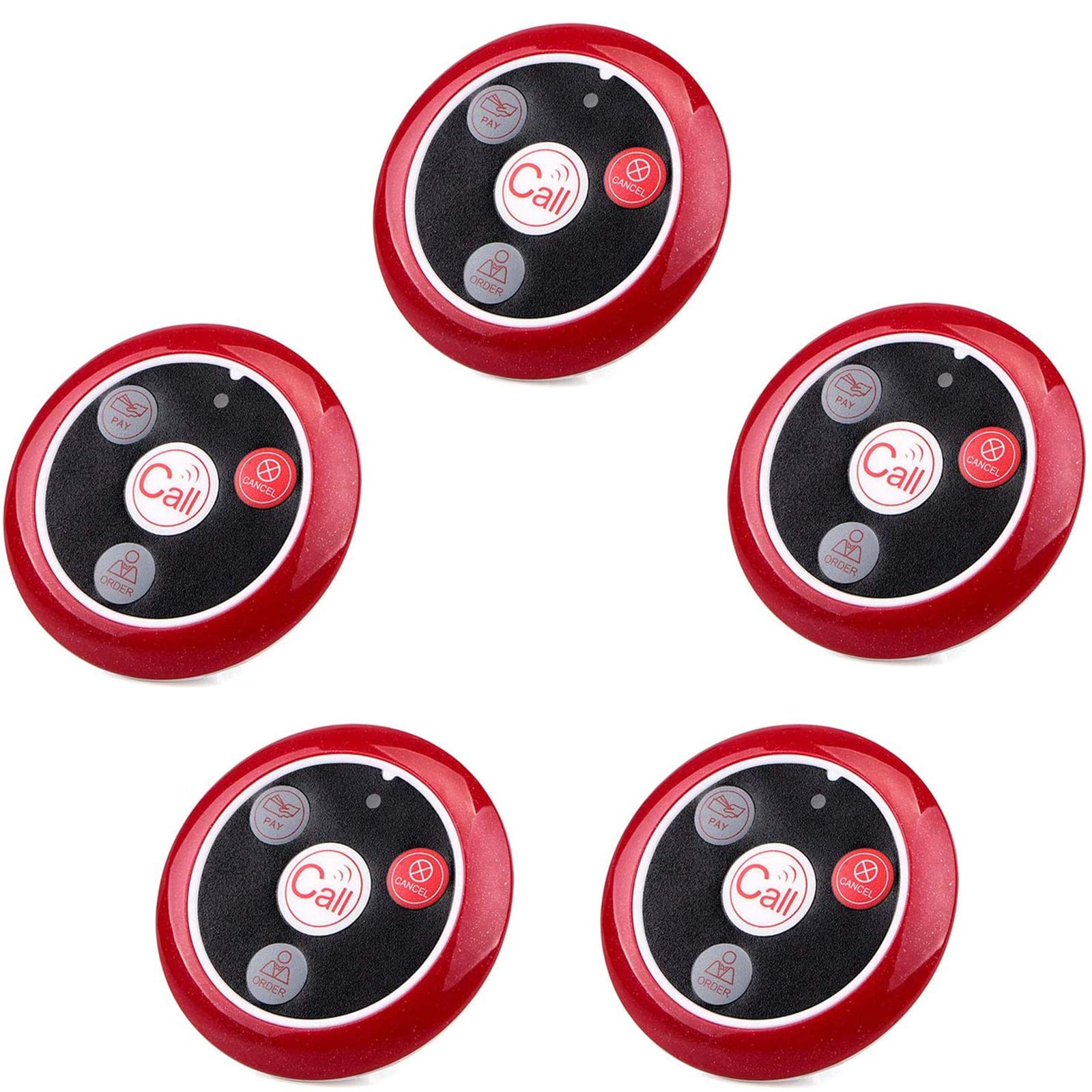 Retekess T117 Sistema Cercapersone Wireless 5 Pulsanti