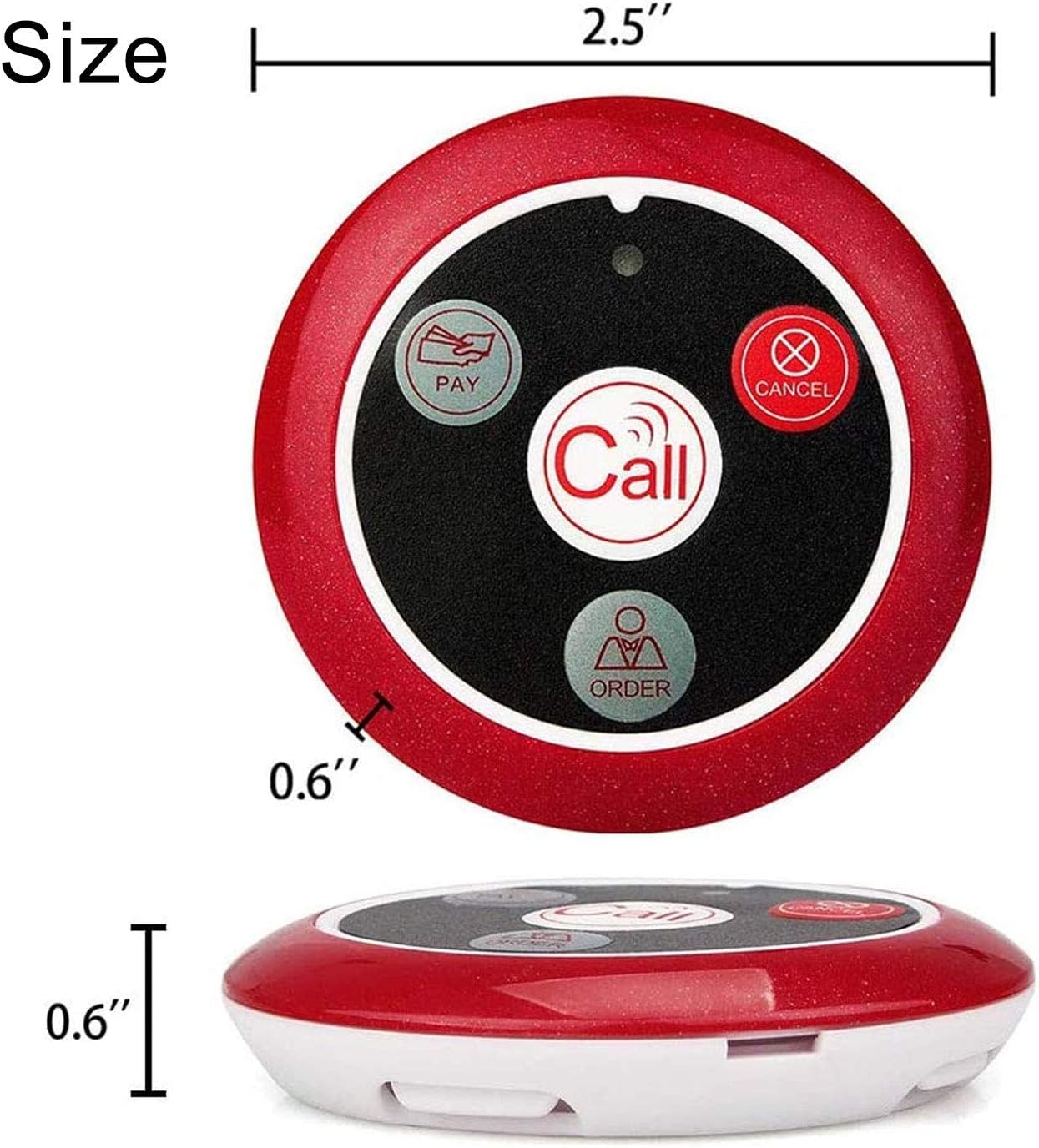 Retekess T117 Sistema Cercapersone Wireless 5 Pulsanti - immagine 8