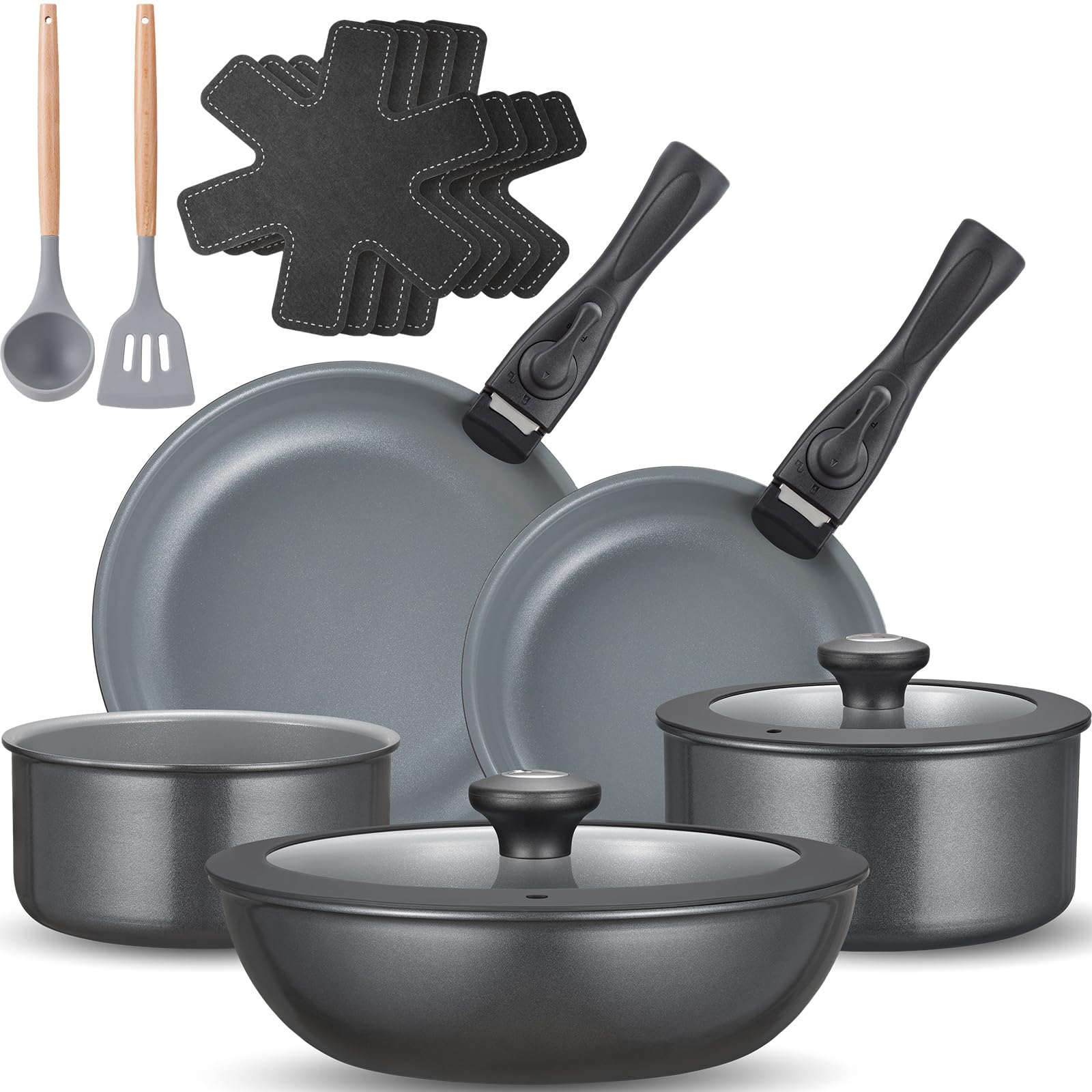 Bezia Set Pentole Induzione 17 Pezzi in Ceramica