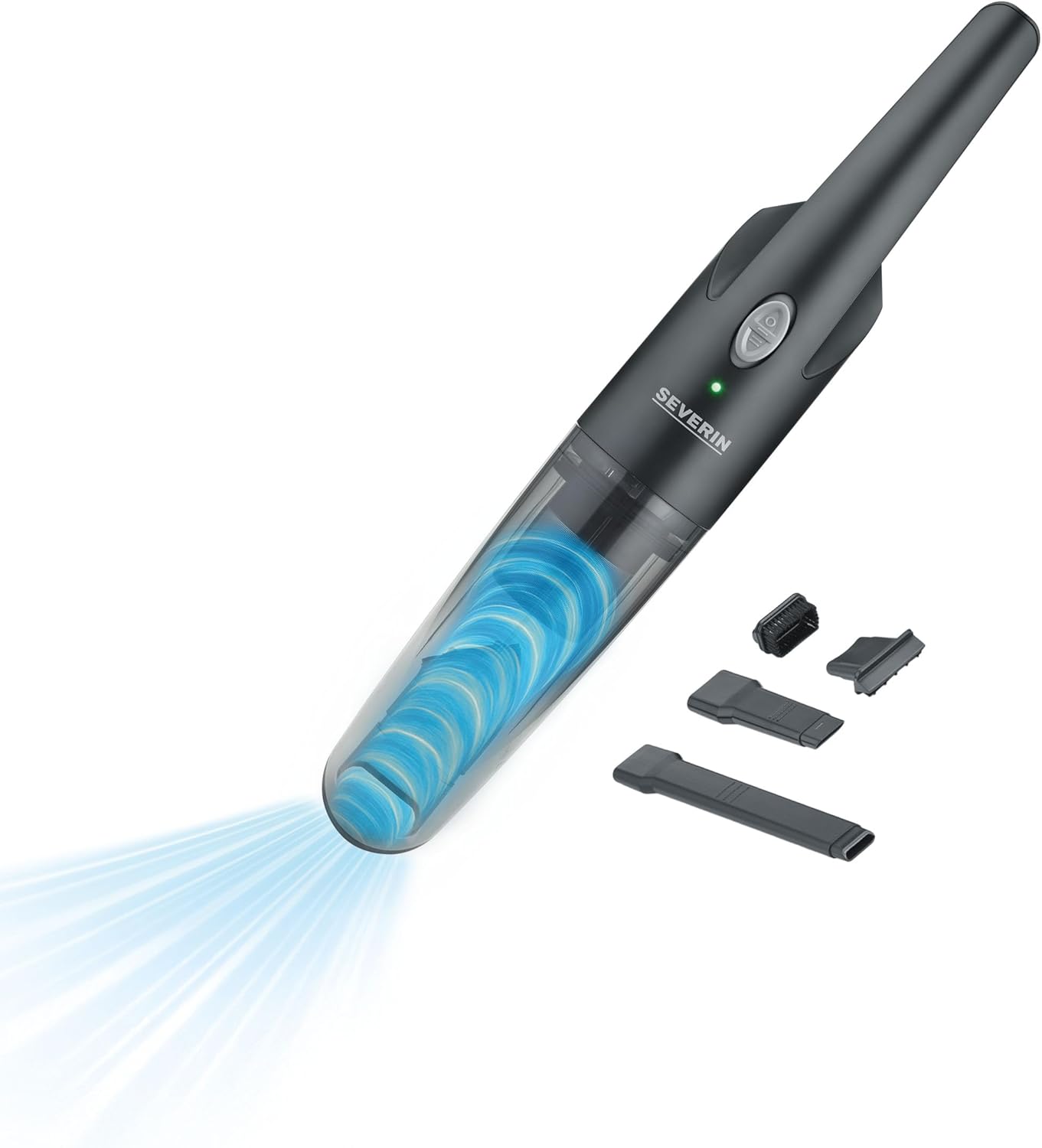 Severin Aspirapolvere Portatile 3 in 1 HV 7132, Nero - immagine 1