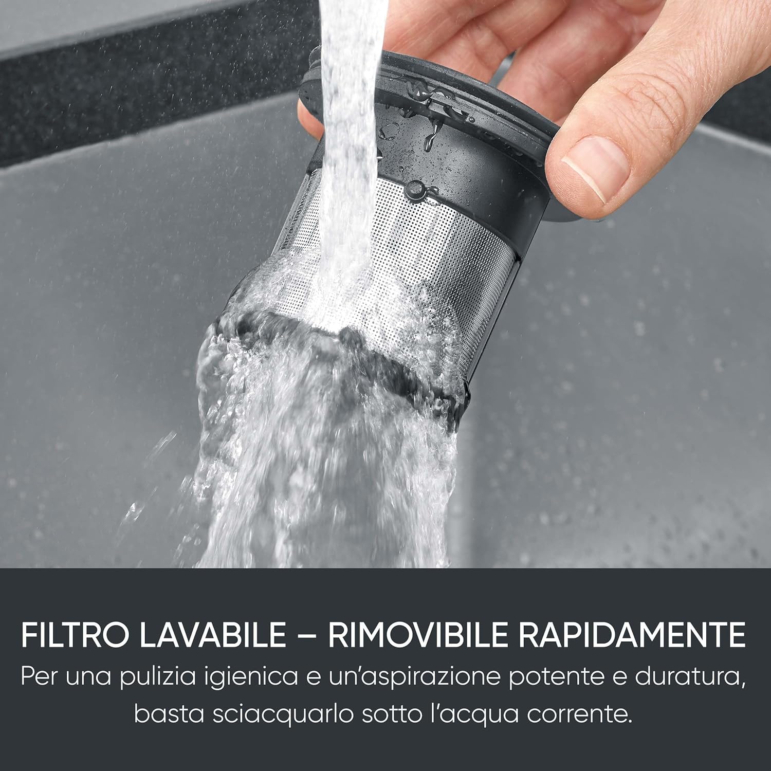 Severin Aspirapolvere Portatile 3 in 1 HV 7132, Nero - immagine 6