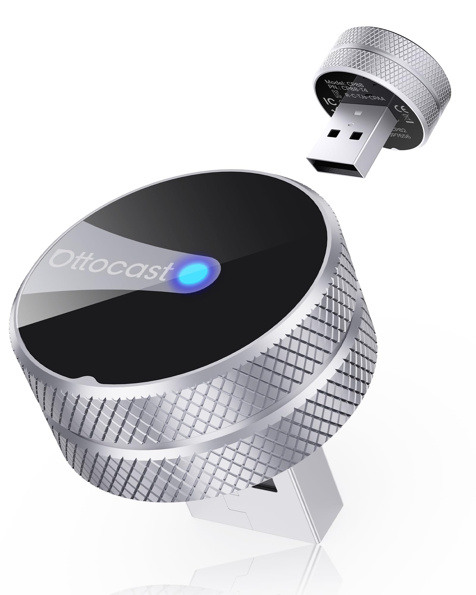 Ottocast MINI Tube 2026 - Adattatore Wireless CarPlay & Android Auto | Velz