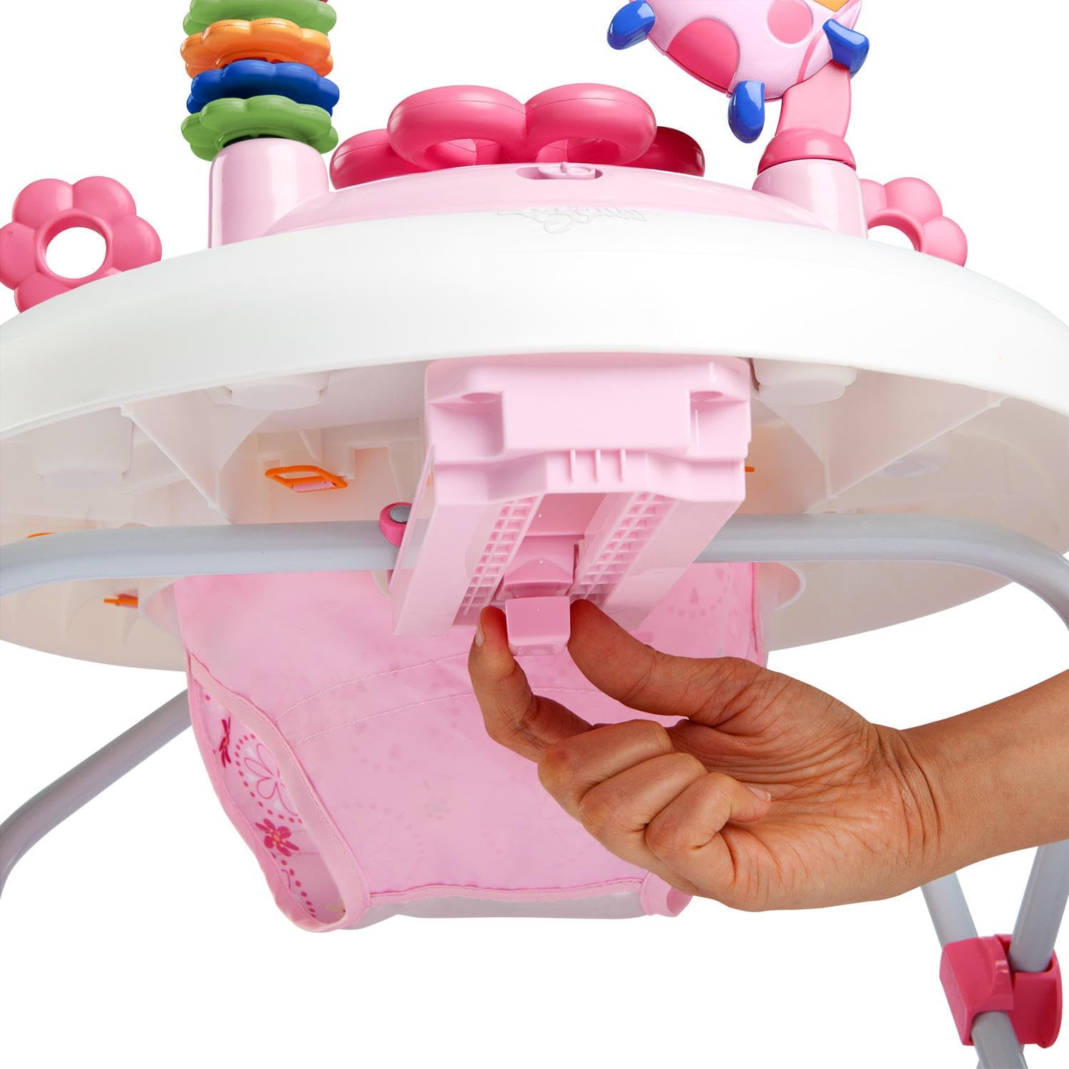 Bright Starts Girello Pieghevole June Berry, Rosa - immagine 6