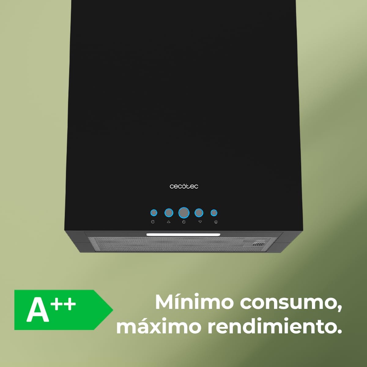 Cecotec Cappa Aspirante a Isola 38 cm - Cappa Cucina. Bolero Flux ICT ...