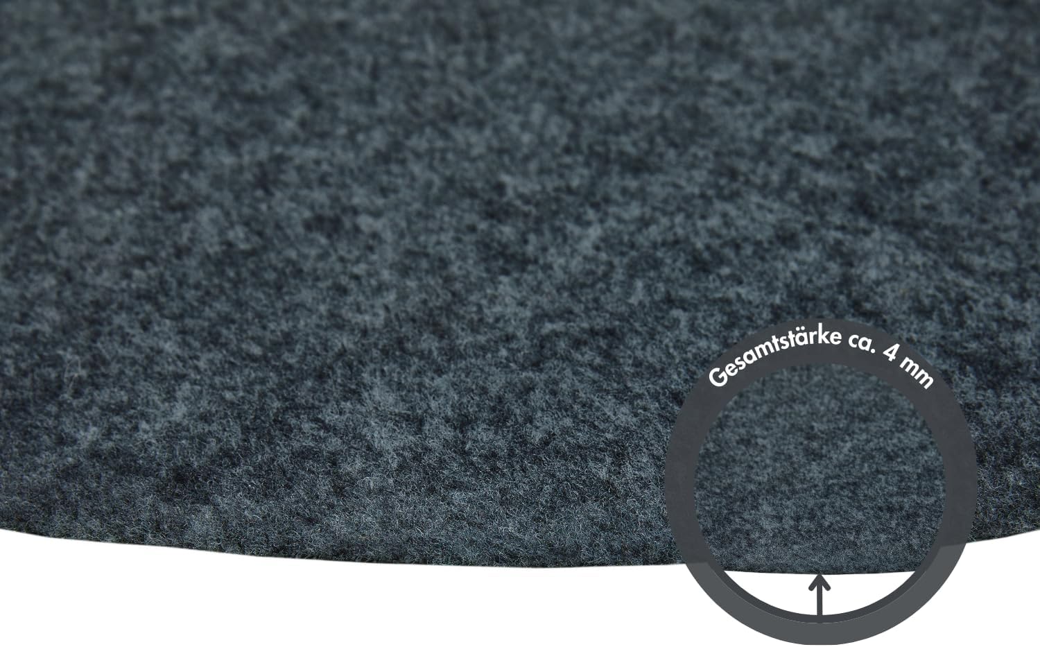 Tappeto in Erba Artificiale Field Rotondo 395cm, Antracite - immagine 5