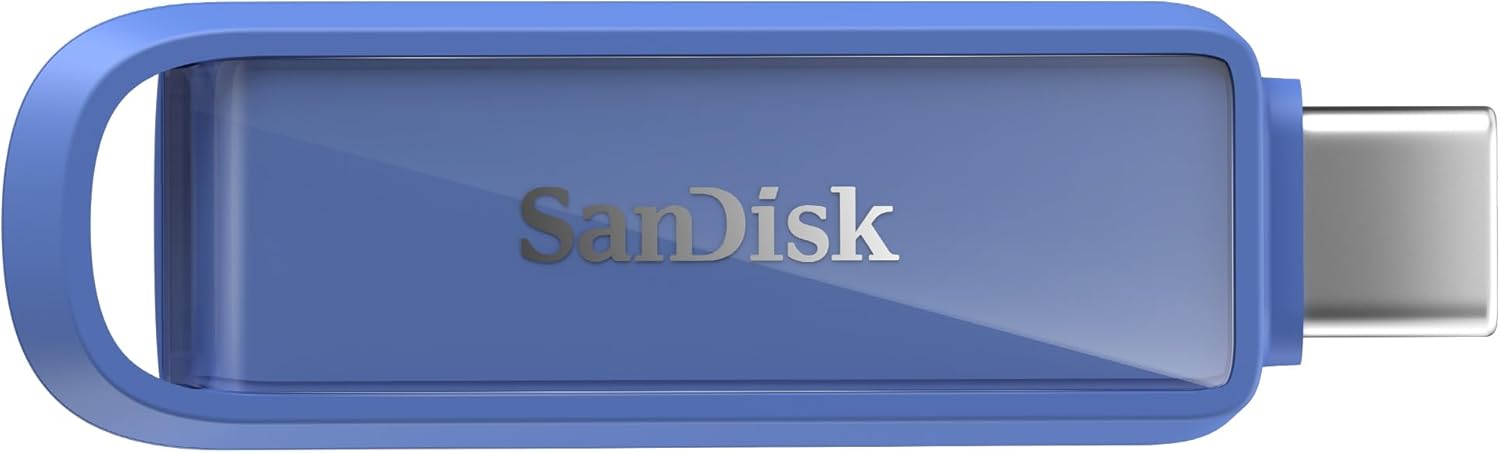 Sandisk Unità USB Type-C 512 GB, Maritime Blue - immagine 1