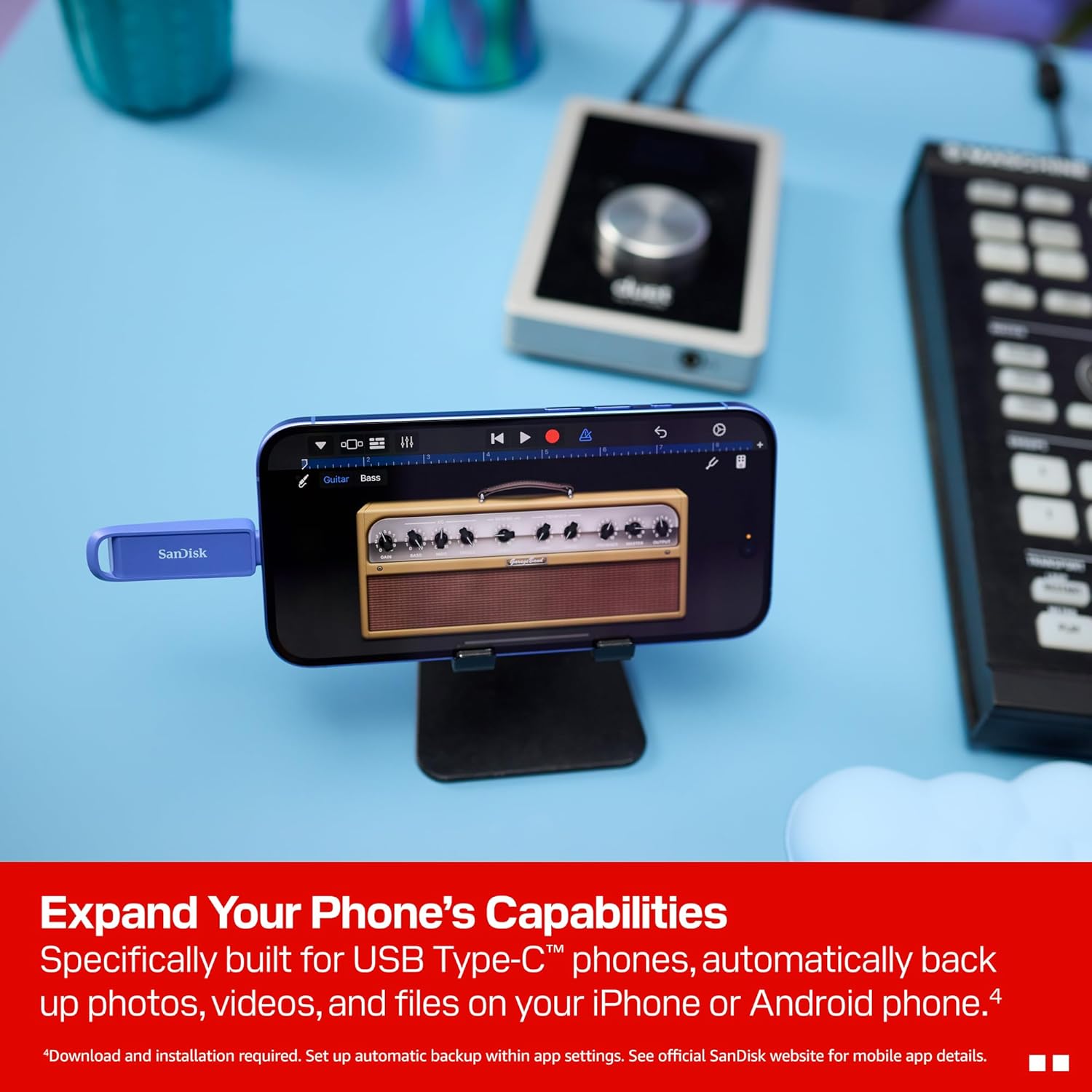 Sandisk Unità USB Type-C 512 GB, Maritime Blue - immagine 9