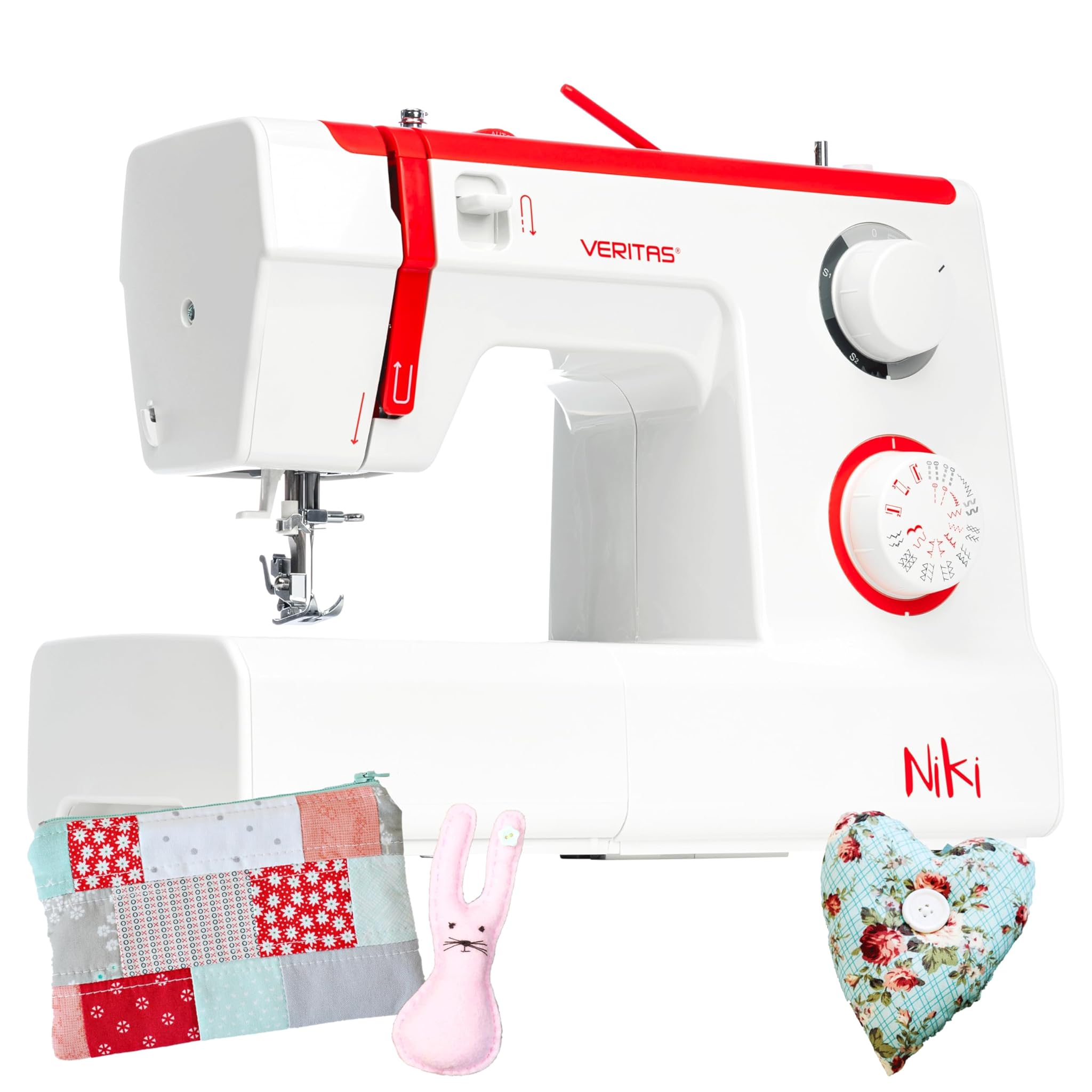 VERITAS Maquina DE Coser 23 PROGR ACCESORIOS Multiples ENHEBRADOR INTEGRADO