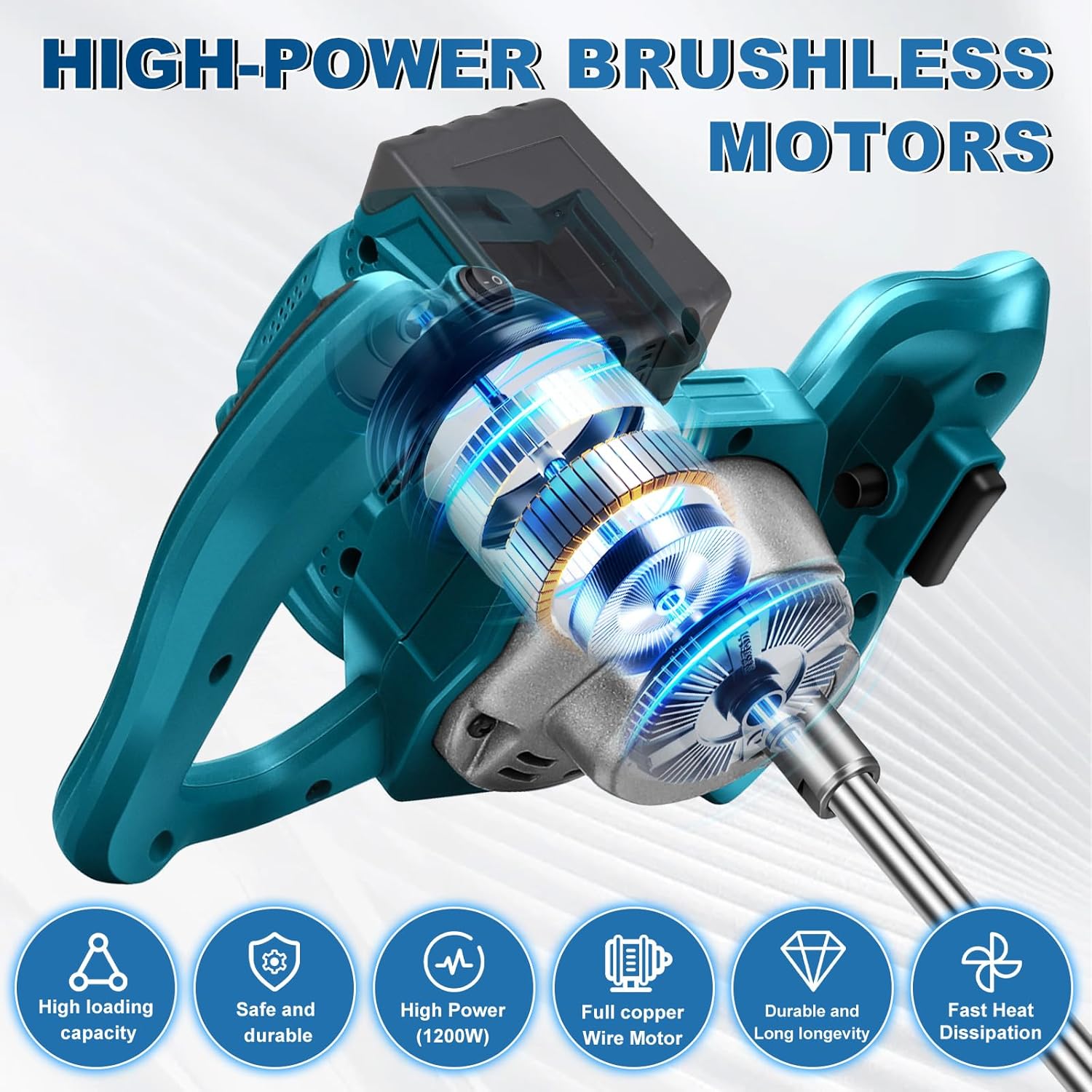 Miscelatore Malta a Batteria Brushless 6 Marce - immagine 6