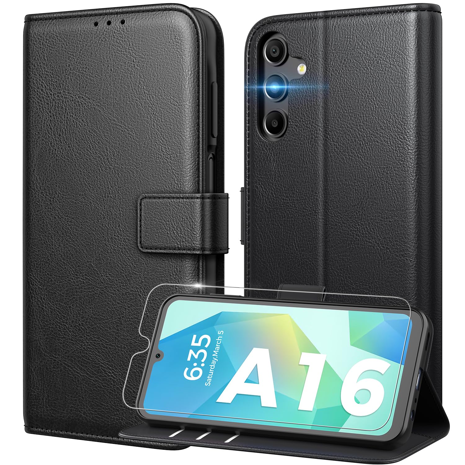 Peakally Cover per Samsung Galaxy A16 Nera