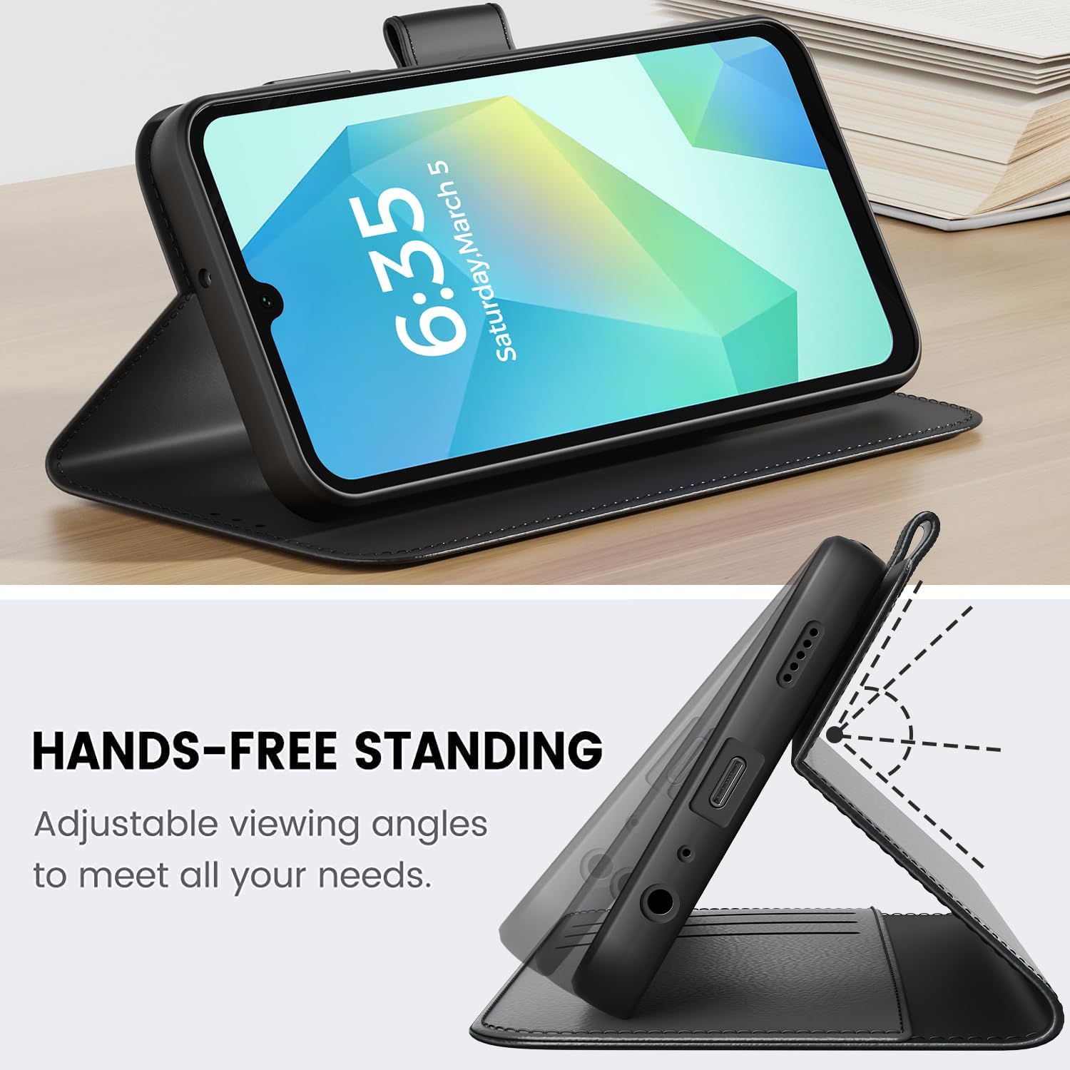 Peakally Cover per Samsung Galaxy A16 Nera - immagine 4