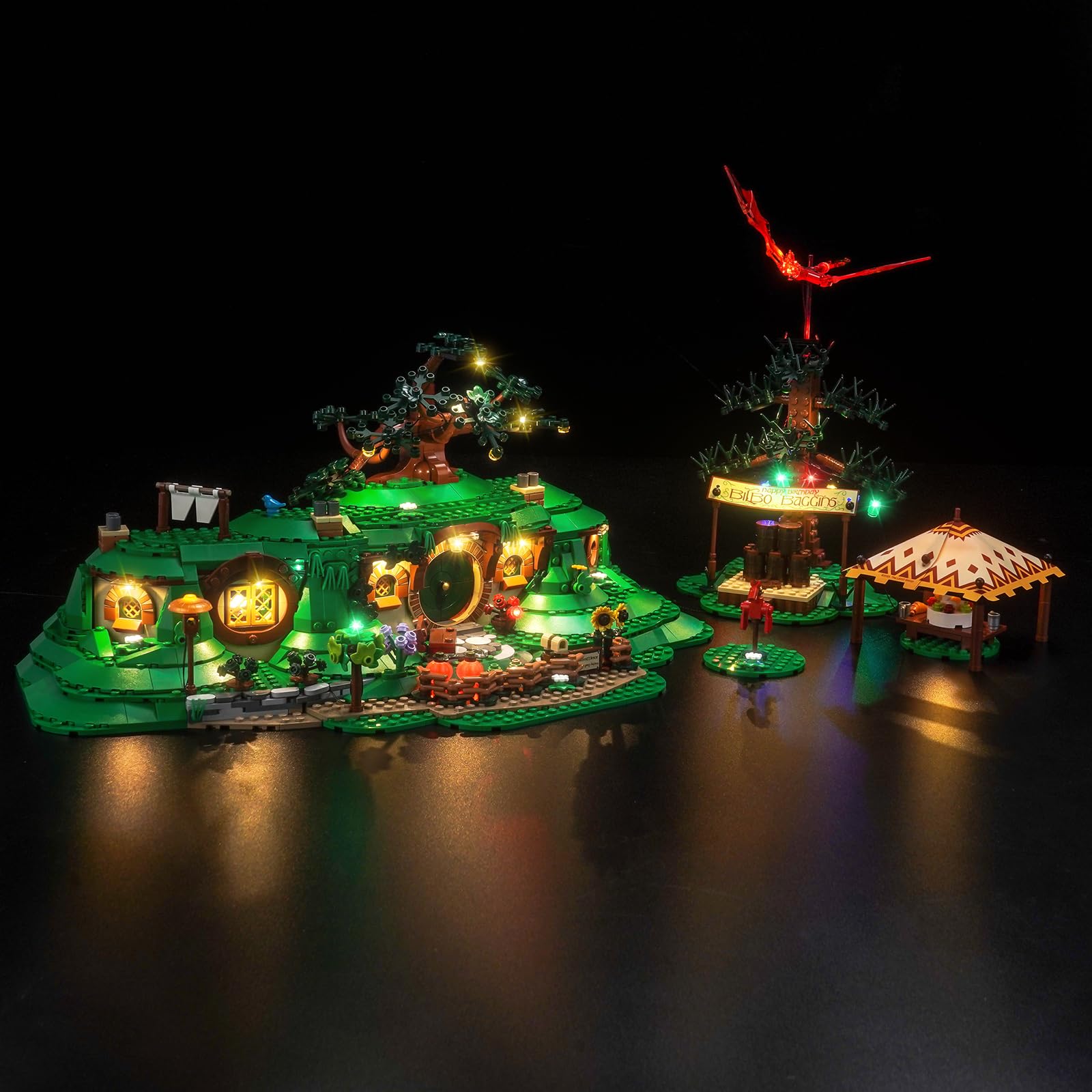 Set Luci LED per Lego The Lord of The Rings: The Shire 10354