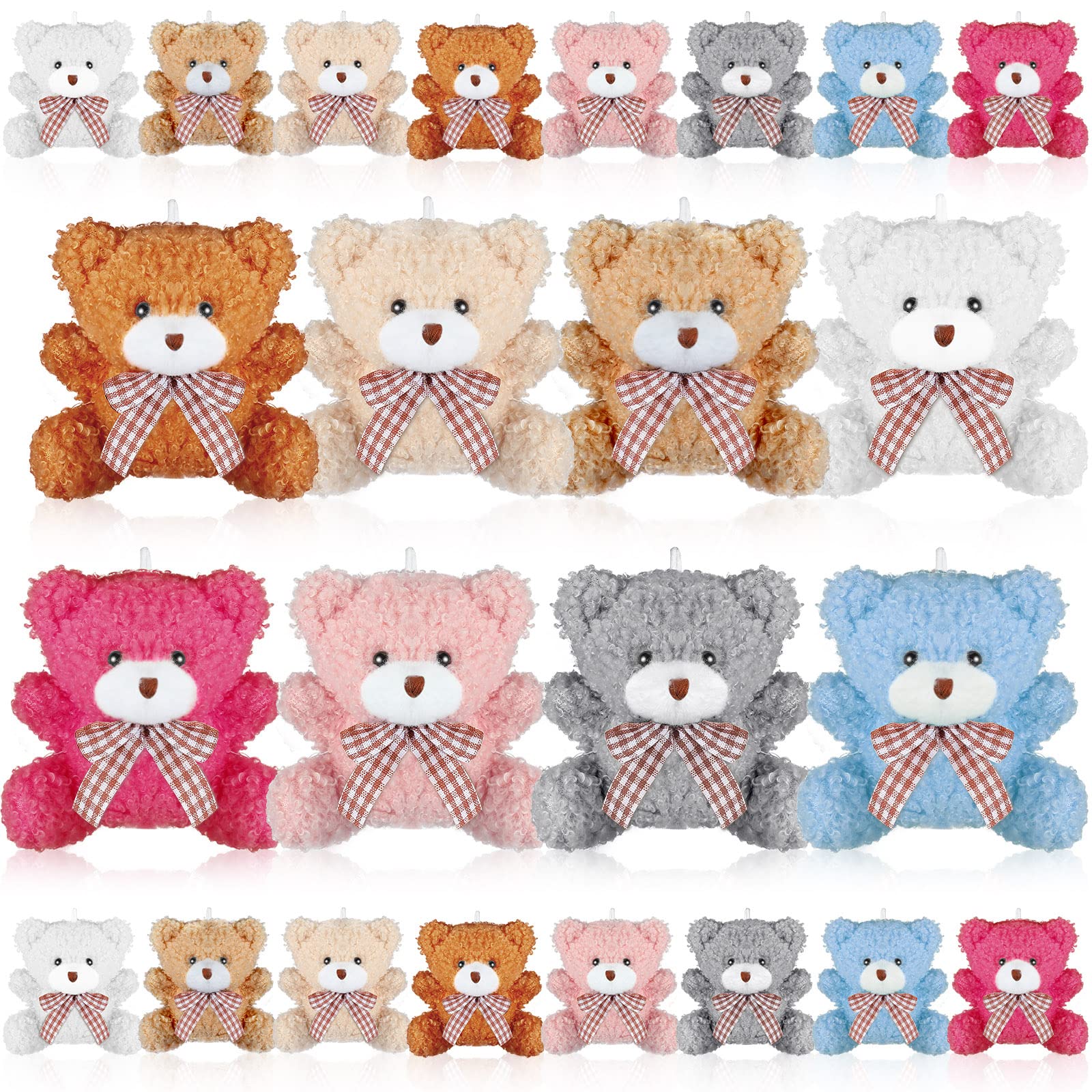 Harrycle 24 Mini Orsetti di Peluche 8cm