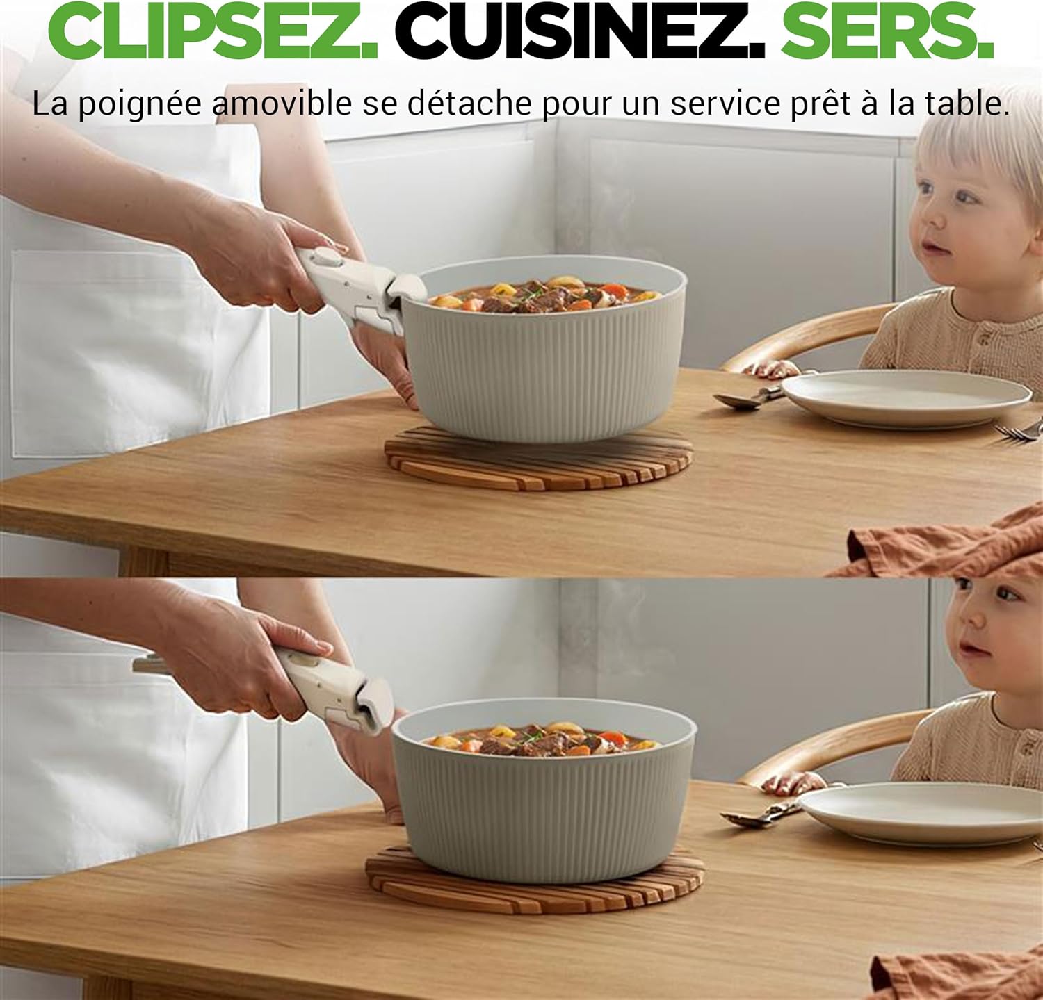 Nutrichef Set Pentole e Padelle in Ceramica 18 Pezzi - immagine 3