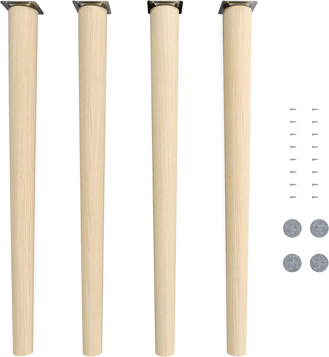 Sossai Gambe per Tavoli in Legno di Faggio CLIF ROUND