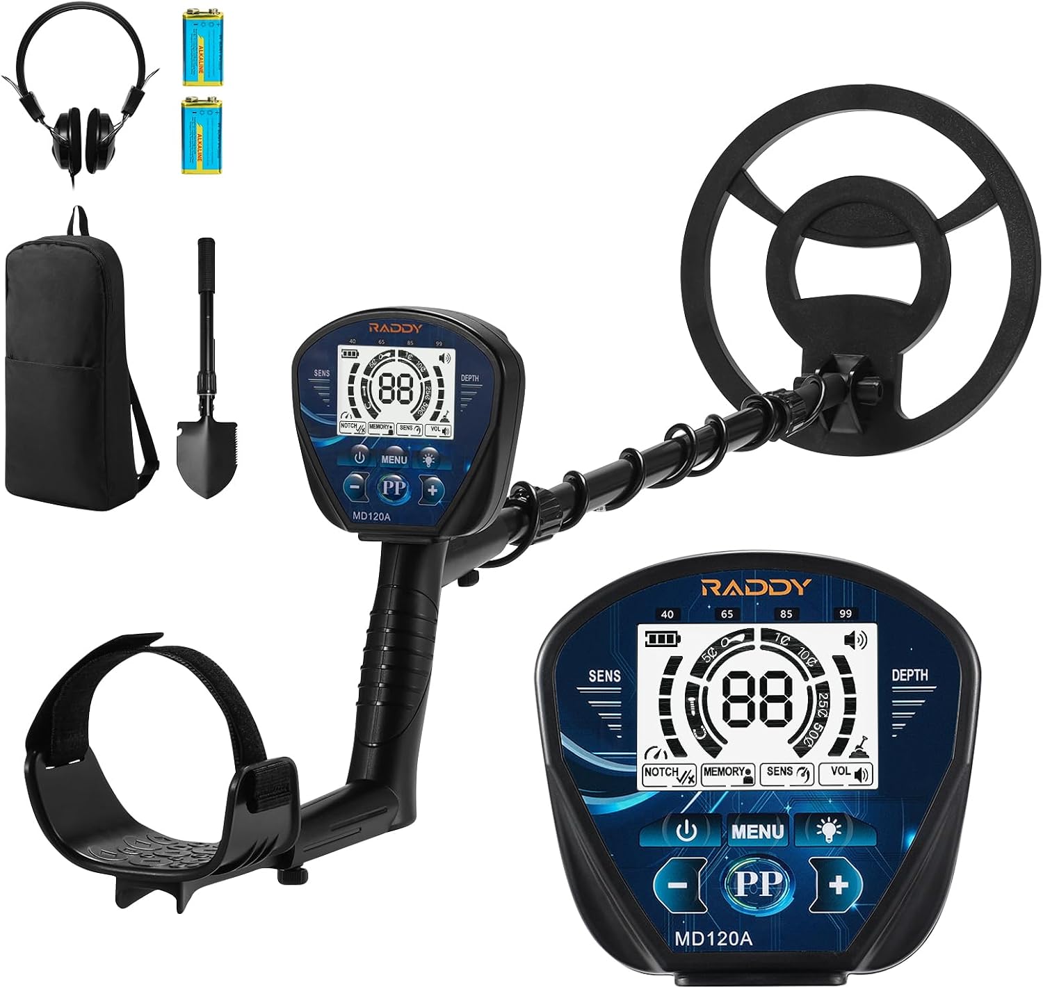 Raddy MD120A Rilevatore di Metalli Professionale | Velz