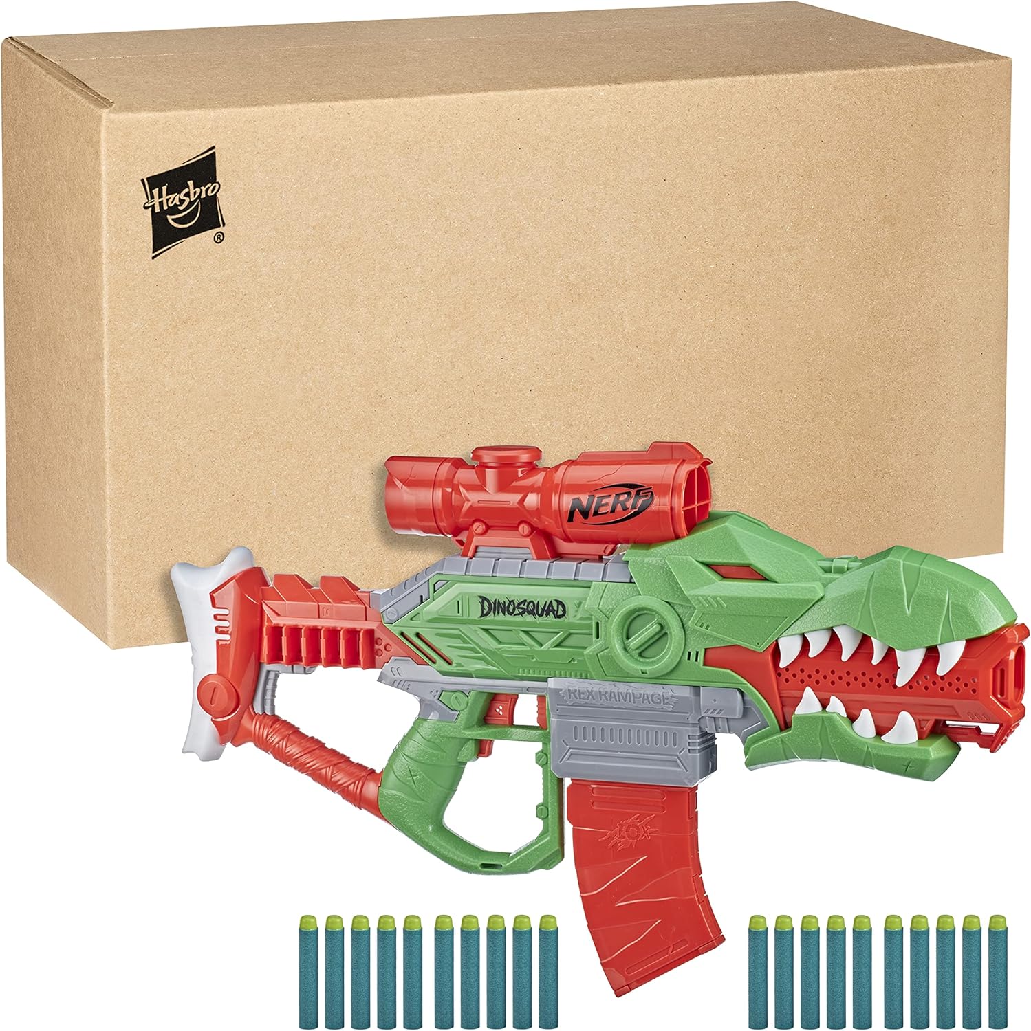 Nerf DinoSquad Rex-Rampage - Freccette Motorizzate - immagine 1