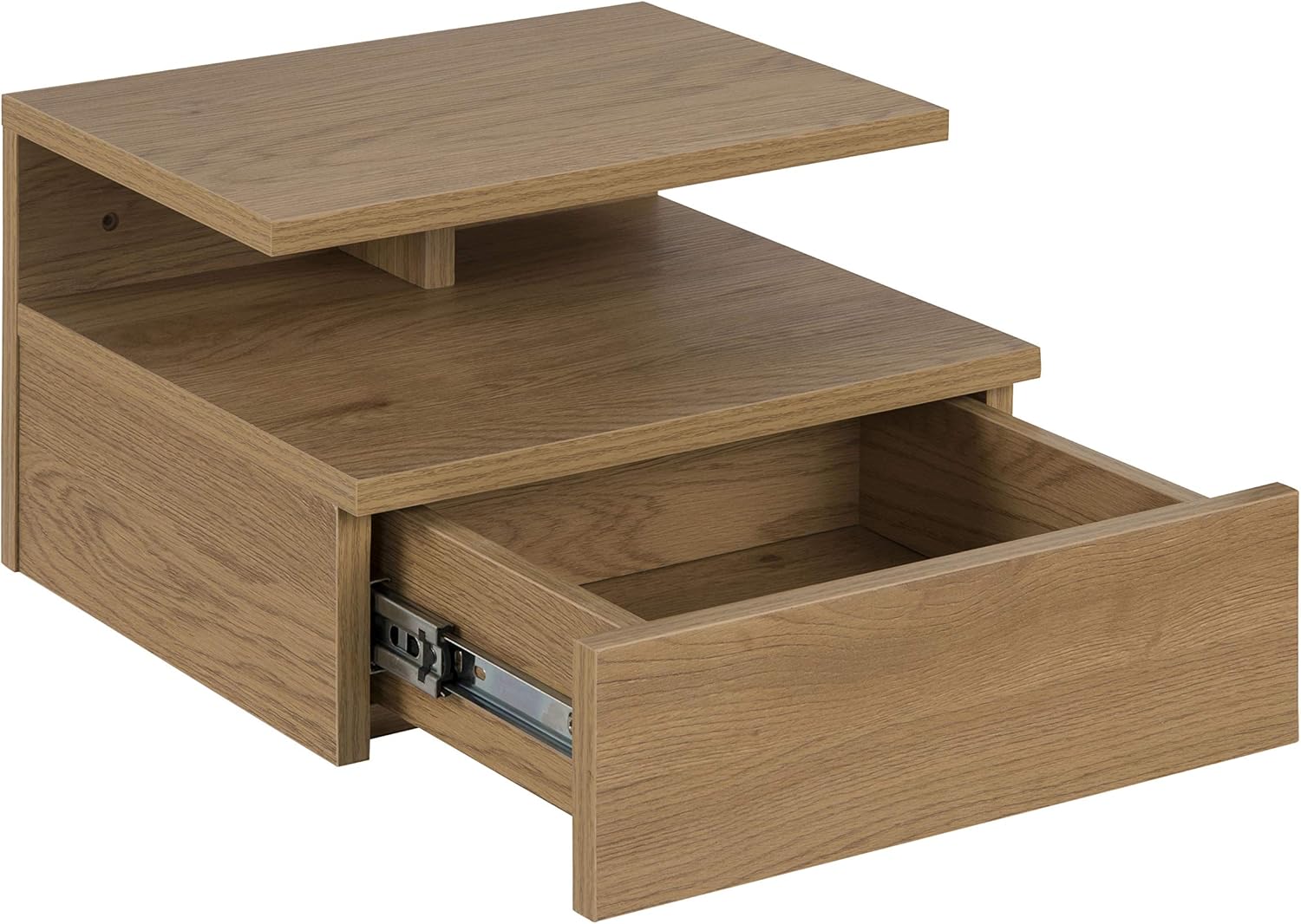 Ac Design Furniture Fia - Comodino a Parete Effetto Quercia - immagine 4