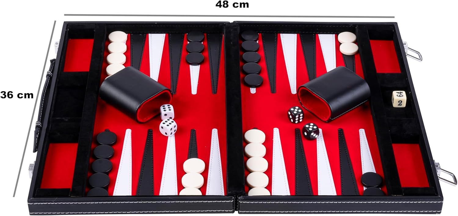 Engelhart Backgammon 15” (38 cm) in Similpelle - immagine 4
