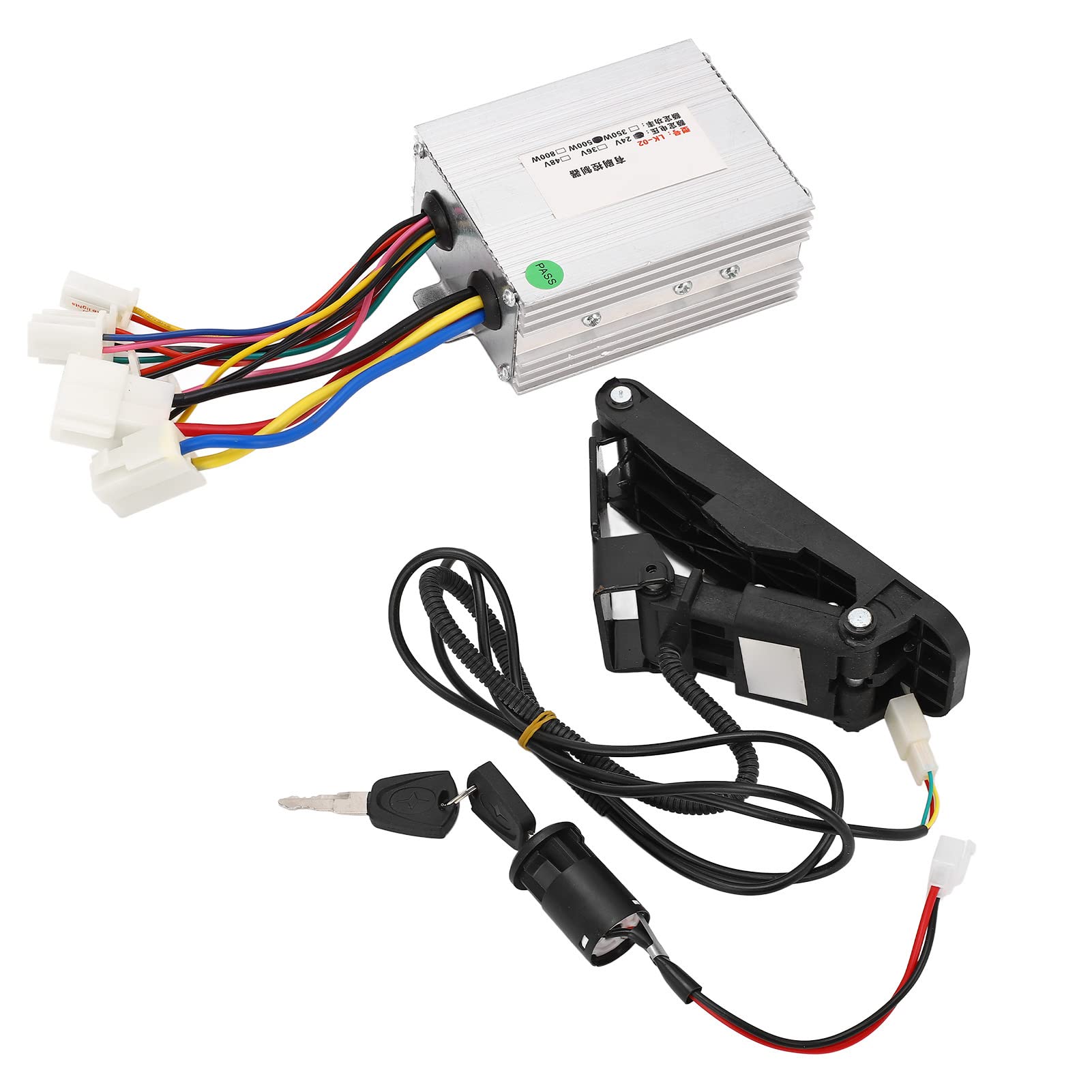 Alomejor Regolatore Motore 24V 500W con Pedale Acceleratore