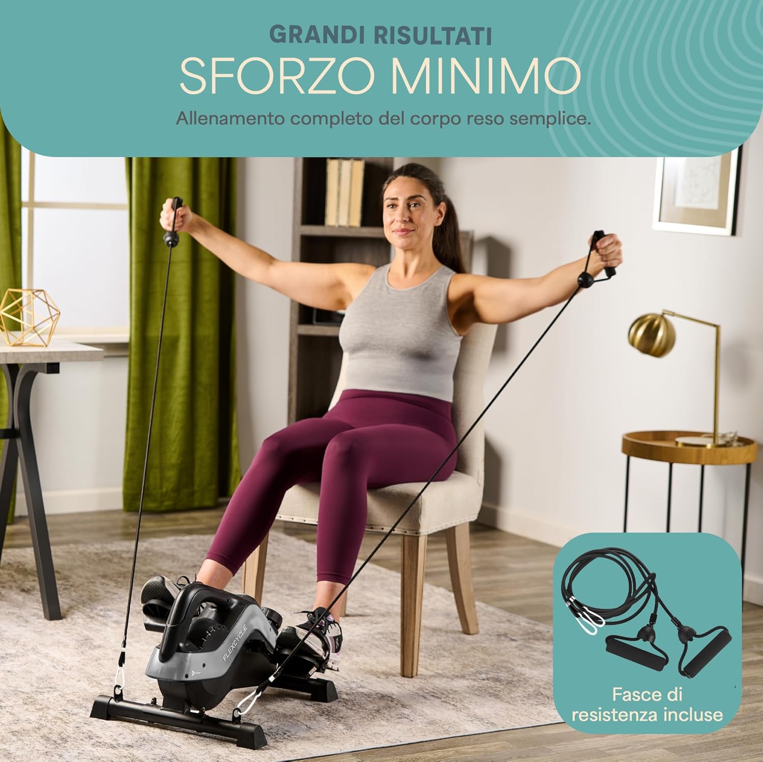 LifePro FlexCycle Grigio - immagine 4