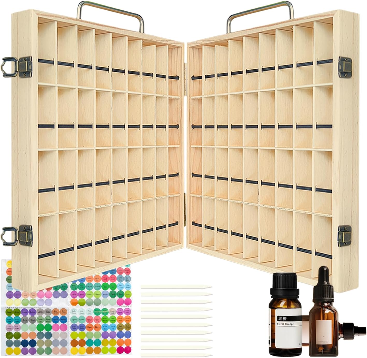 Roseflower Organizzatore Olio Essenziale 72 Bottiglie - immagine 2