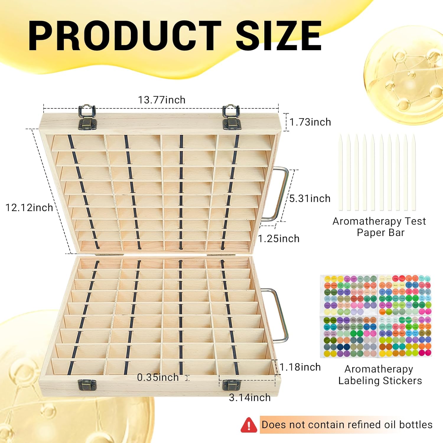 Roseflower Organizzatore Olio Essenziale 72 Bottiglie - immagine 3