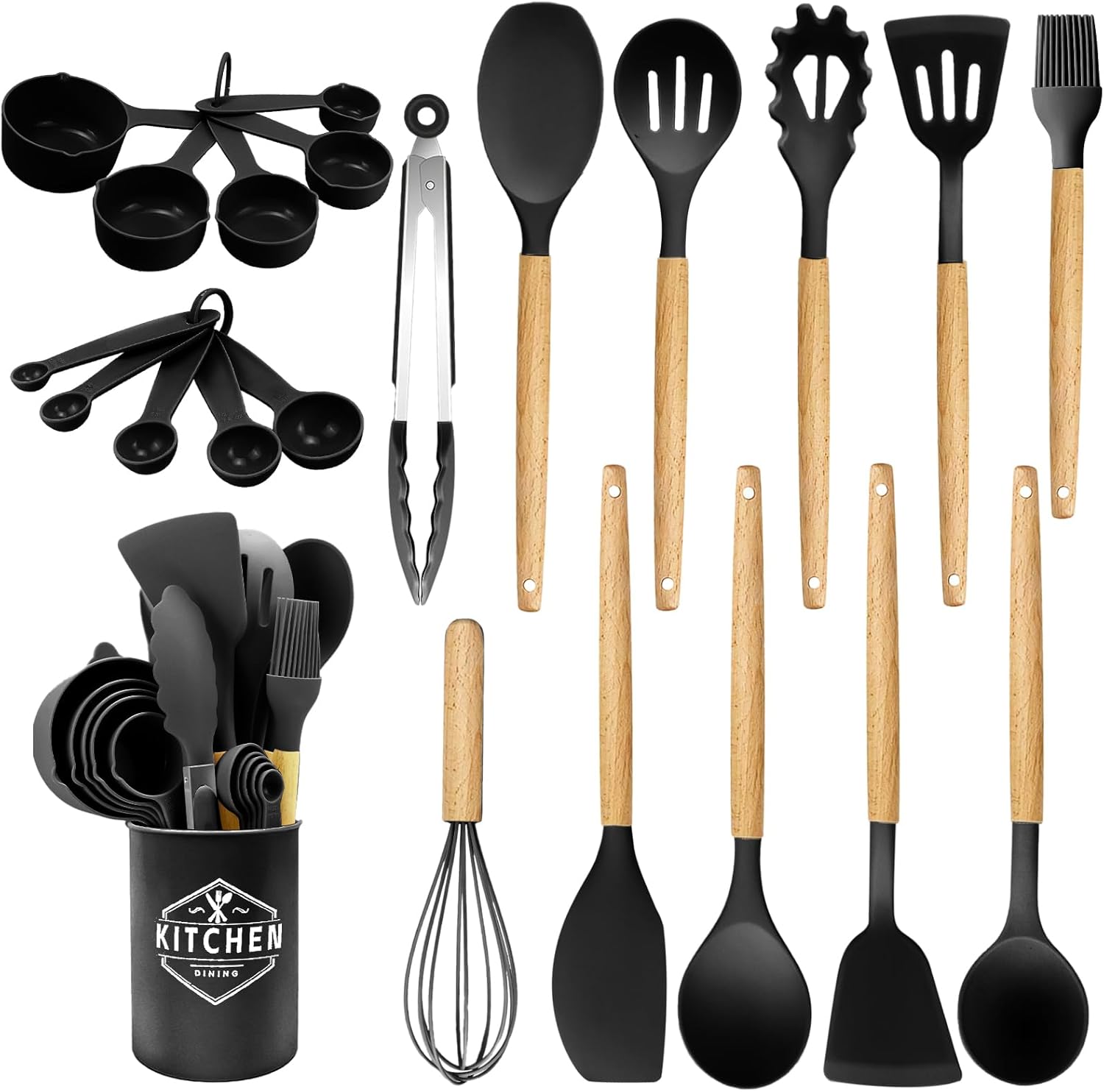 Set Utensili da Cucina in Silicone 22 pezzi - immagine 1
