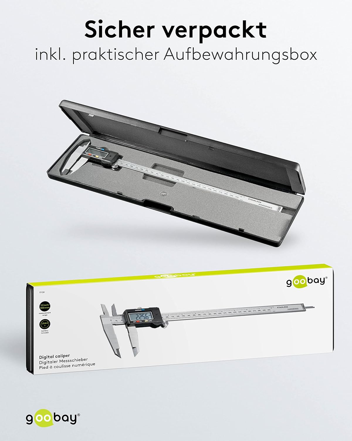 Fixpoint 77139 - Calibro Digitale con Display LCD 300mm - immagine 5