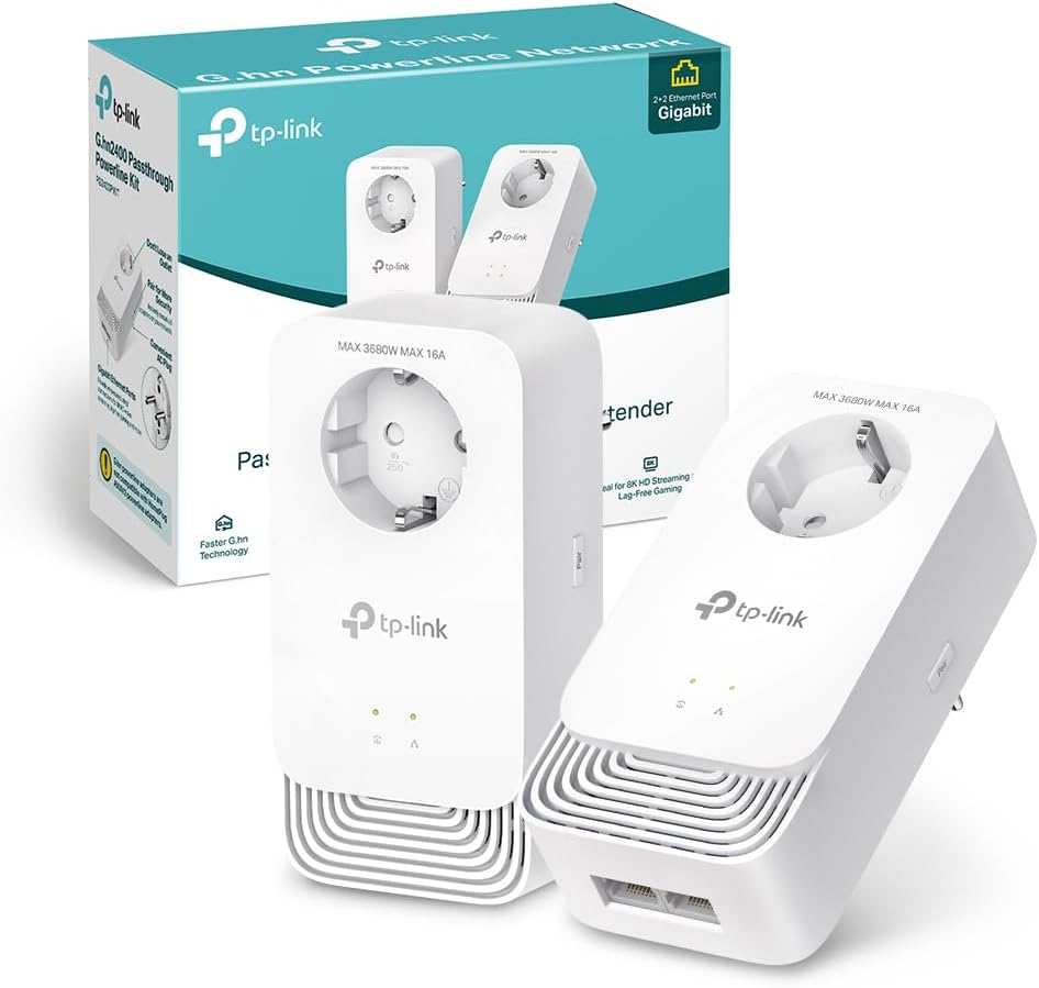 Tp-link PG2400P KIT Powerline G.hn2400 Passante - immagine 1