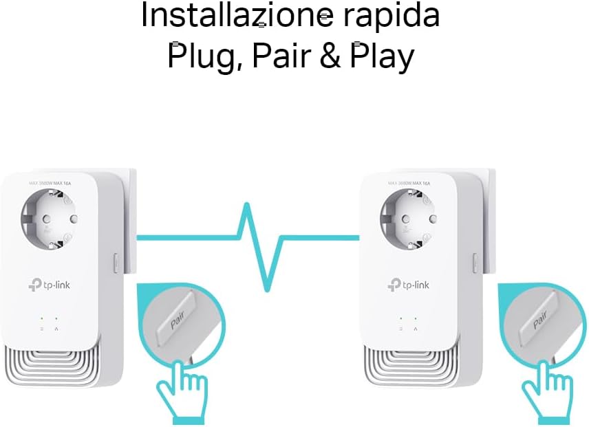 Tp-link PG2400P KIT Powerline G.hn2400 Passante - immagine 3
