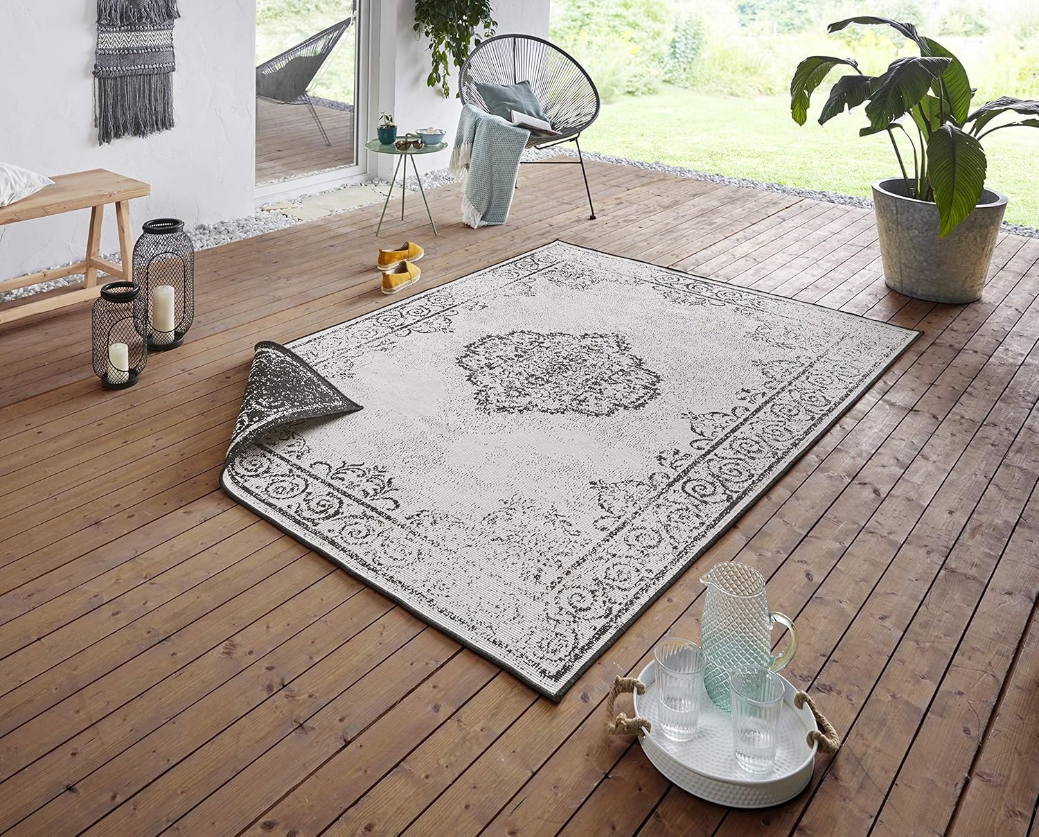 NORTHRUGS Tappeto Cebu Interni/Esterni 120x170cm - immagine 1
