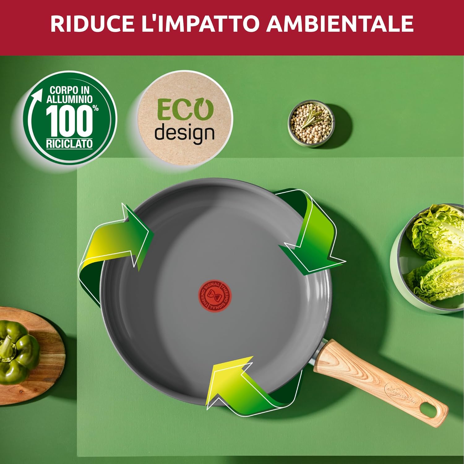 Lagostina Vivissima - Padella Antiaderente 32 cm - immagine 3