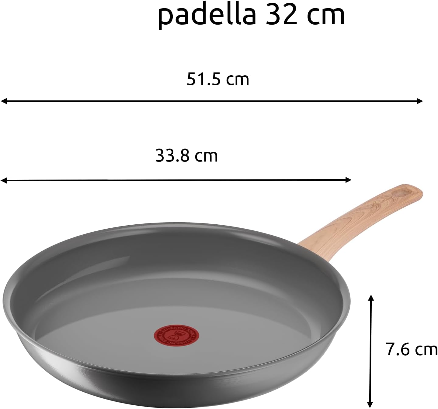 Lagostina Vivissima - Padella Antiaderente 32 cm - immagine 6