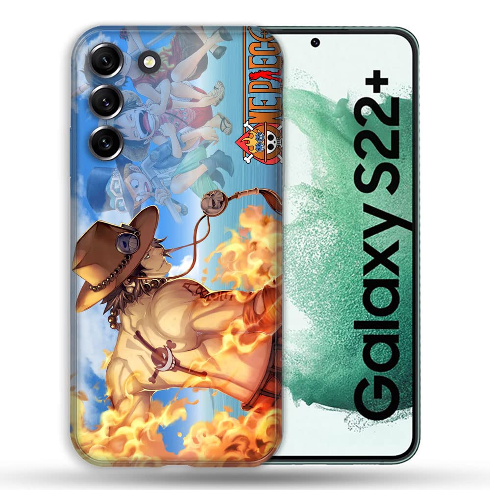 Cover per Samsung Galaxy S22 Plus Manga One Piece Ace Color