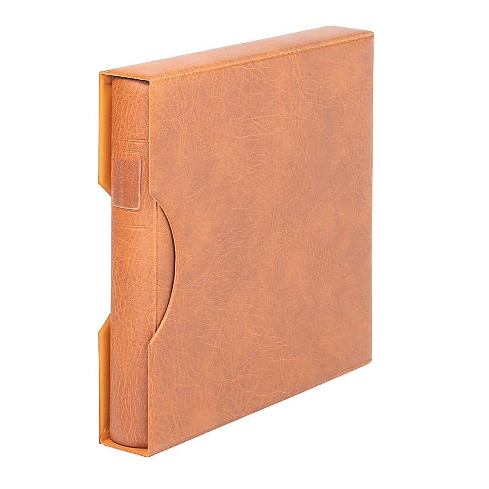 LINDNER Das Original Companion Set: Ring Binder Regular-Classic + slipcase, Tan