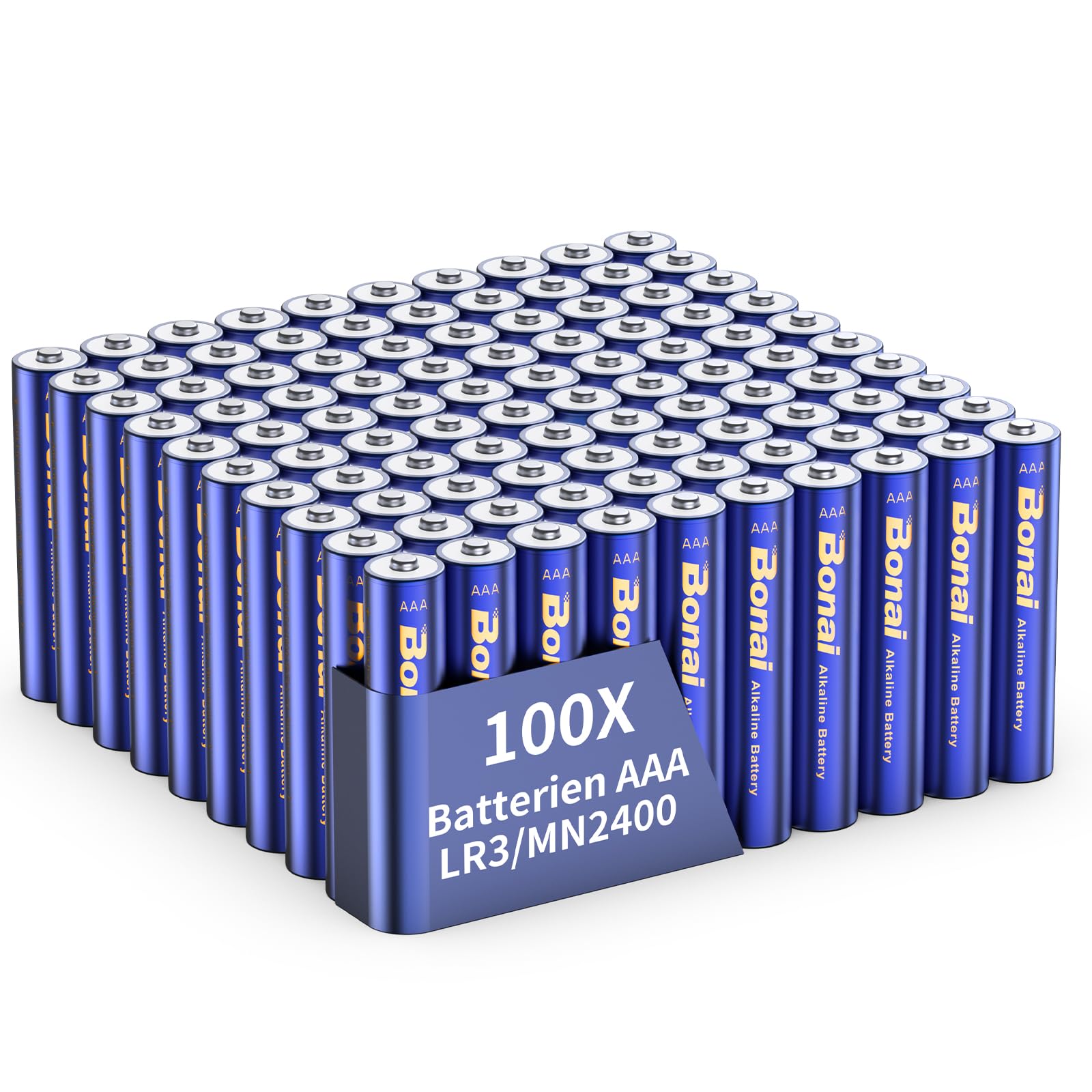 Bonai Longlife - Batterie Alcaline AAA 100 Pezzi