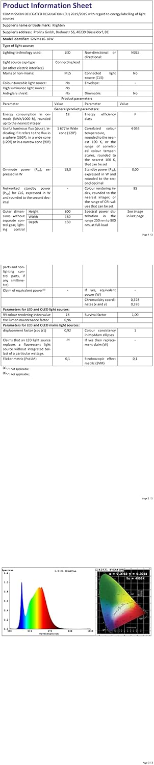 Klighten Luce Specchio Bagno LED 60cm, Nero - immagine 10