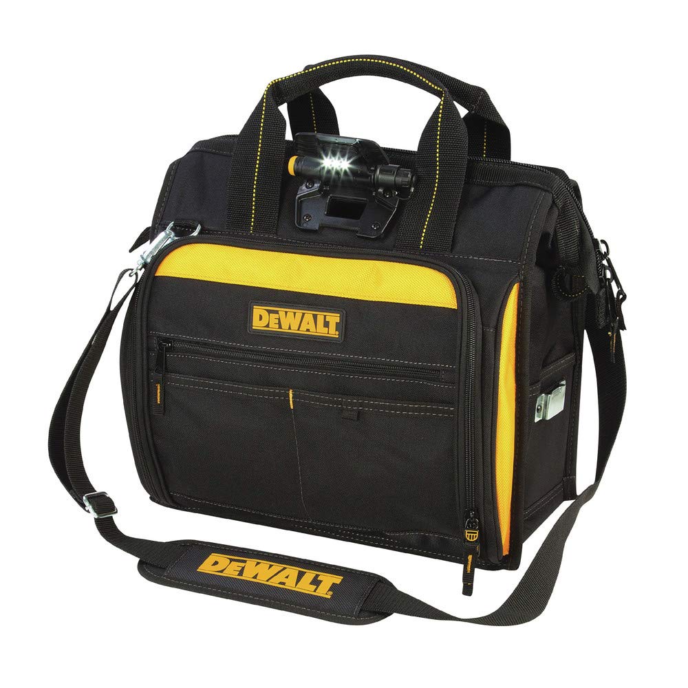 DEWALT DGL573 - Borsa porta attrezzi da tecnico, 41 tasche, colore: nero