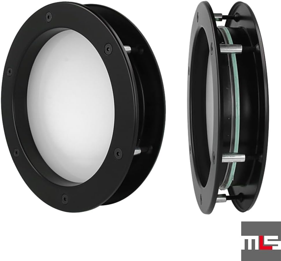 MLS Oblò B4000 - Set 3 Pezzi Ø 250 mm, Nero - immagine 3