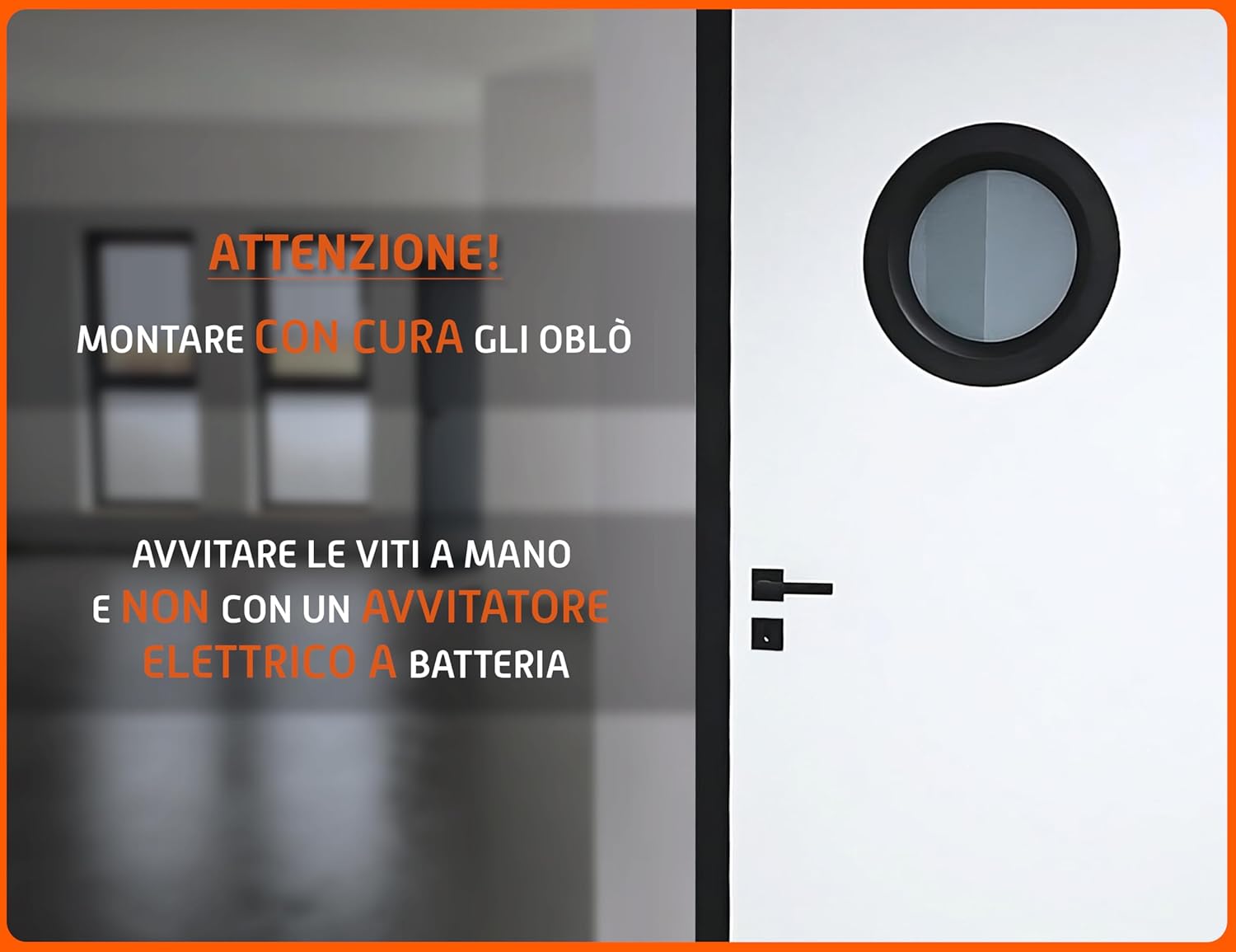 MLS Oblò B4000 - Set 3 Pezzi Ø 250 mm, Nero - immagine 4