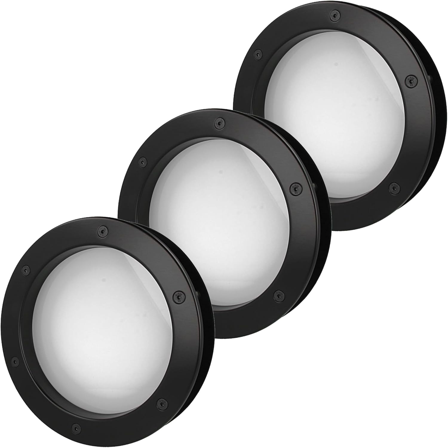 MLS Oblò B4000 - Set 3 Pezzi Ø 250 mm, Nero - immagine 7