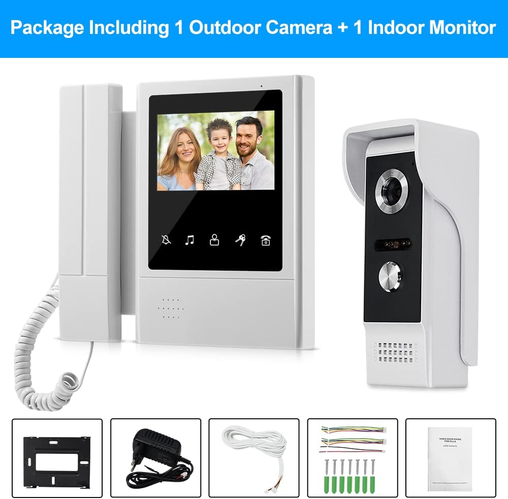 QttyElok Videocitofono Cablato 4.3'' TFT Color - immagine 7