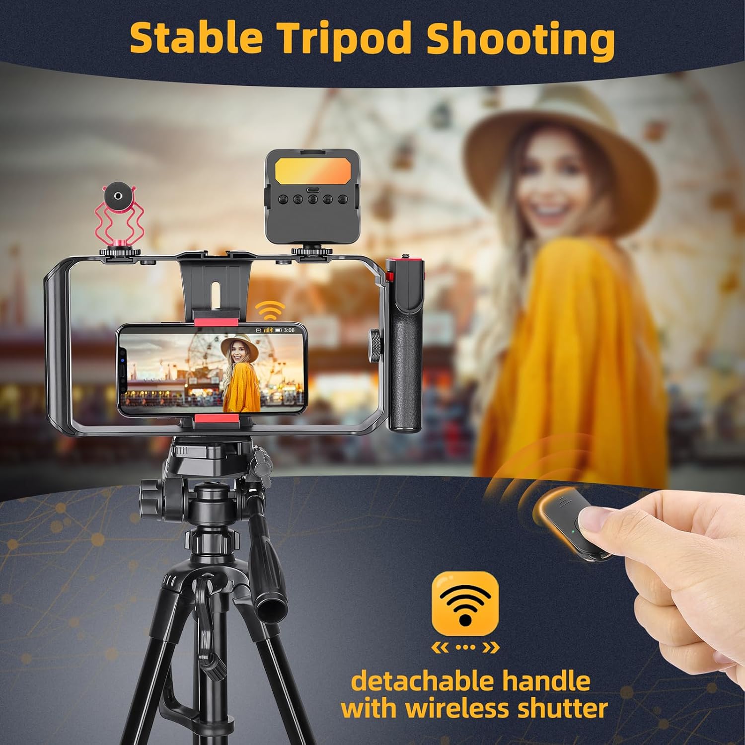 Zeadio Kit Vlogging Universale per Smartphone - immagine 6