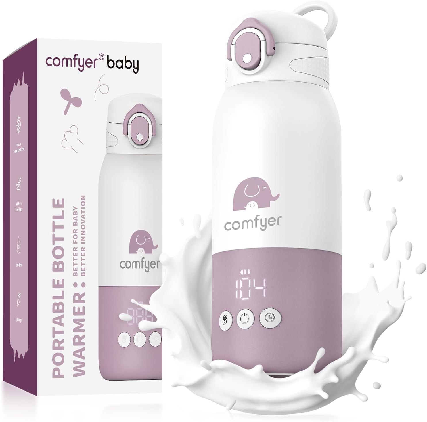 Scaldabiberon Portatile 340ml con Riscaldamento Rapido - immagine 1