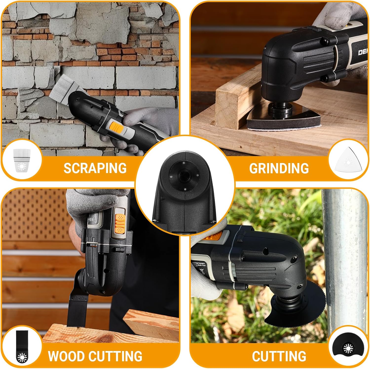 DEKOPRO Utensile Multifunzione Oscillante 300W - immagine 7